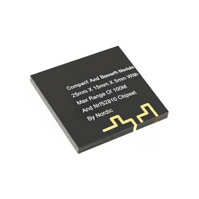 Mô-đun Bluetooth nhỏ gọn và mạnh mẽ 25mm X 15mm X 5mm Với phạm vi tối đa 100M Và Nrf52810 Chipset By Nordic