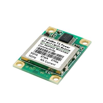16.5dBm TX Power IoT WiFi Module cho kết nối không dây liền mạch 2.4GHz 380mA TX Hiện tại 5GHz 87mA RX Hiện tại